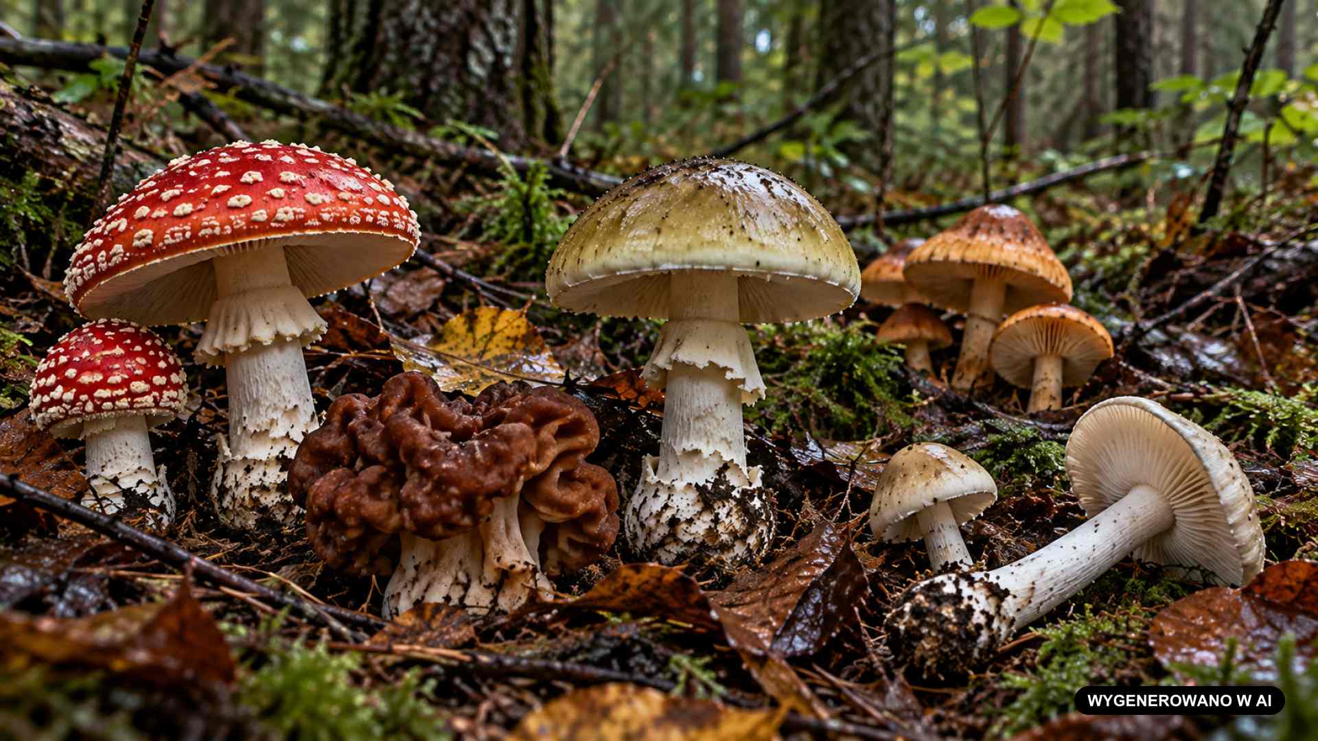 Najbardziej niebezpieczne grzyby trujące w polskich lasach. Tych gatunków trzeba się wystrzegać